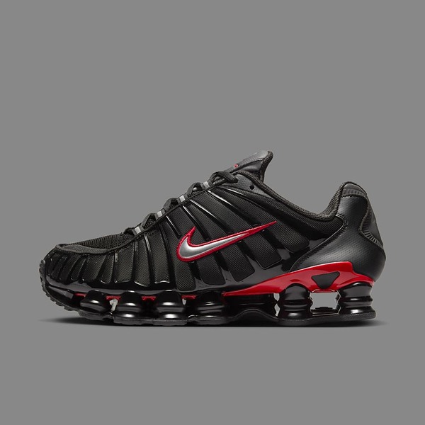 Nike shox tl black and red online